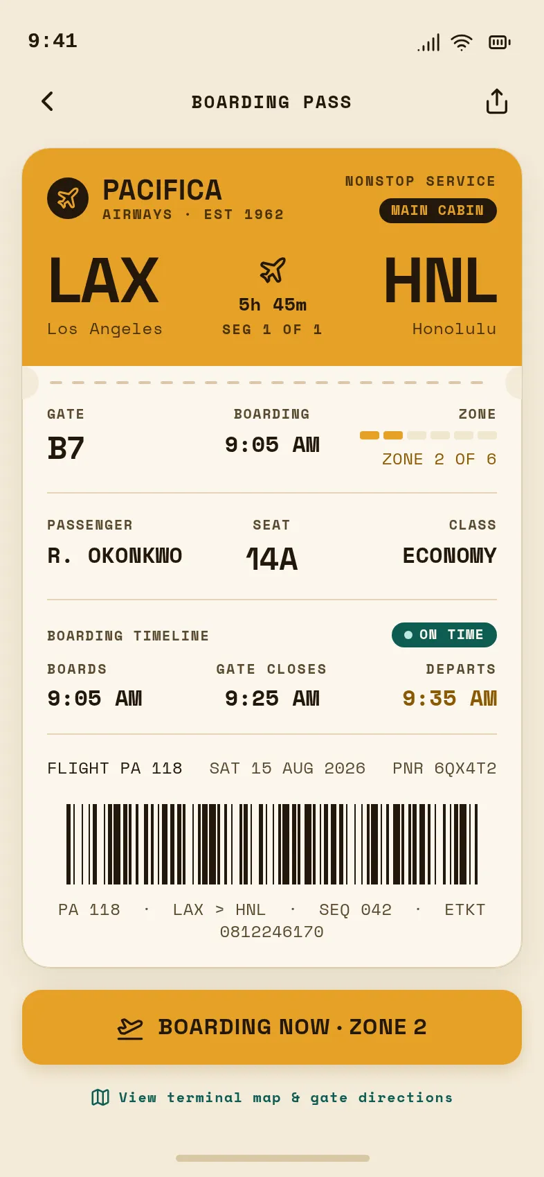 Pacifica Airways Boarding Pass — .gui preview