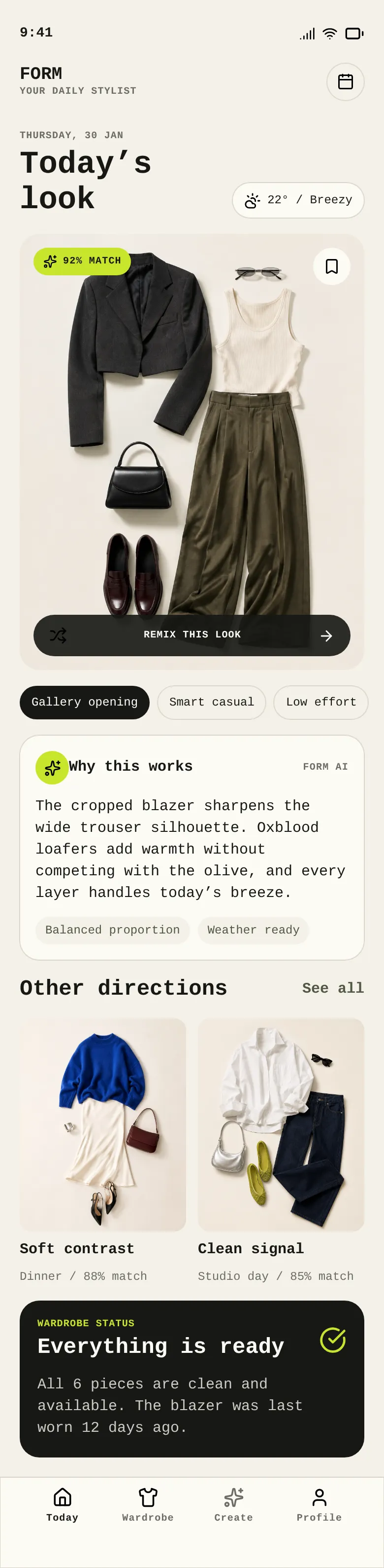 Form - AI Wardrobe Stylist — .gui preview