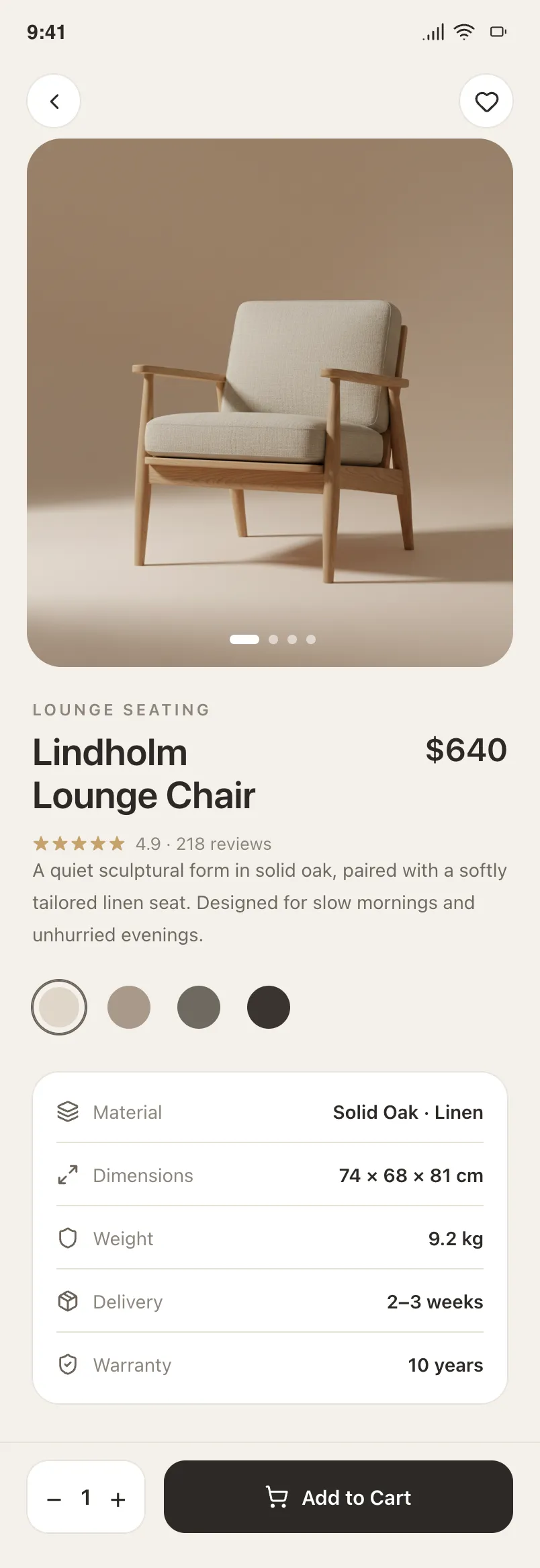 Lindholm Chair — .gui preview