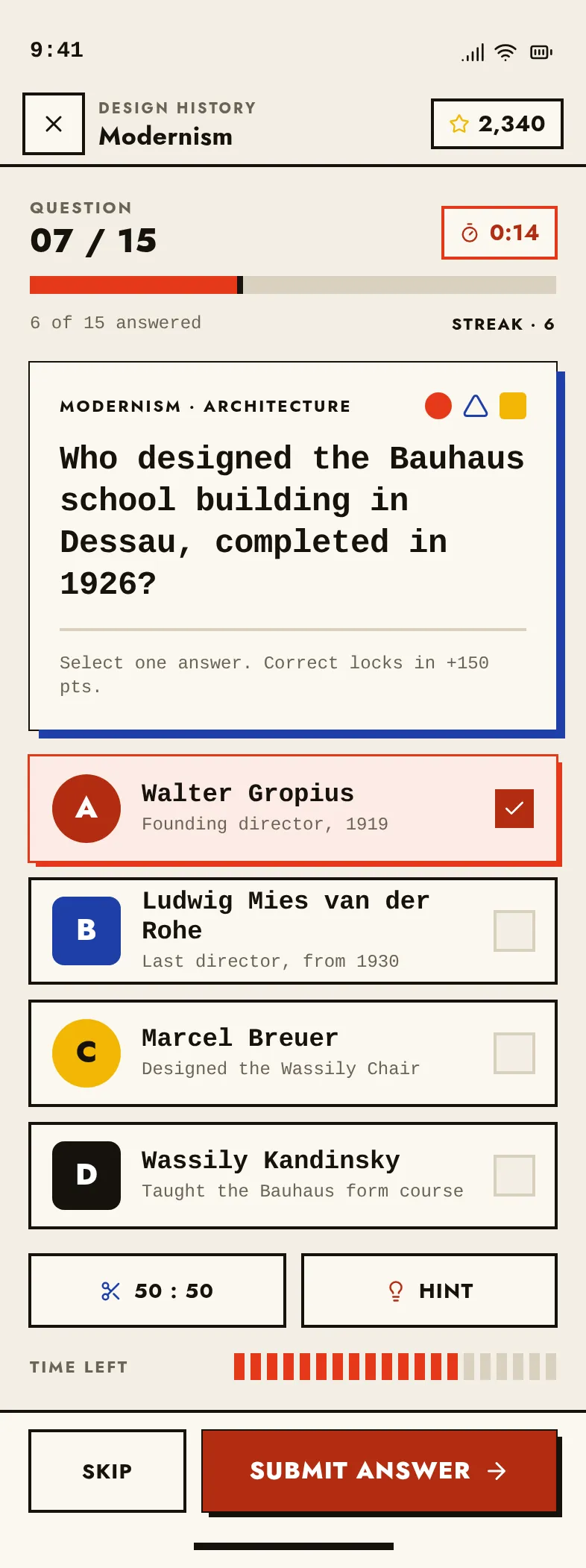 Cornice Trivia · Who Built the Dessau Bauhaus? — .gui preview