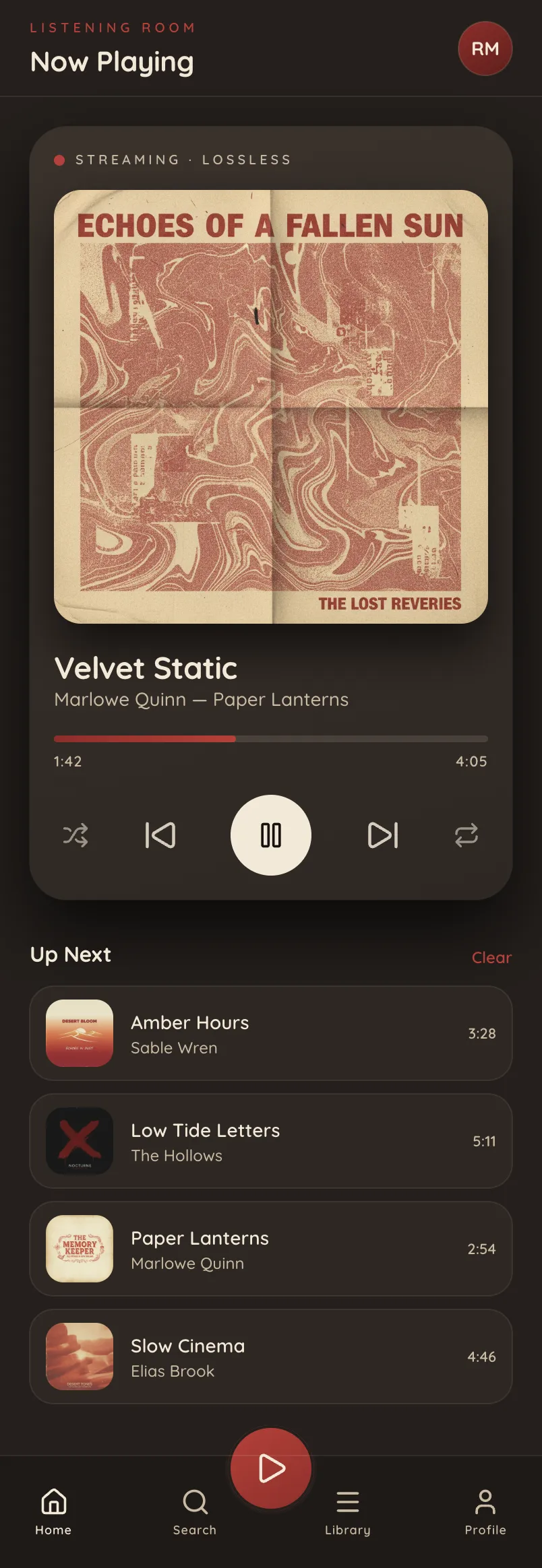 Now Playing — .gui preview