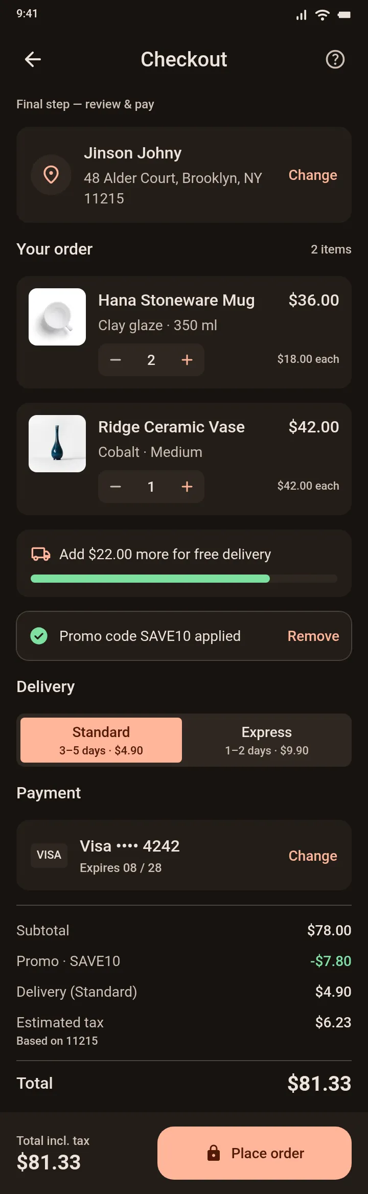 Terra — Checkout — .gui preview