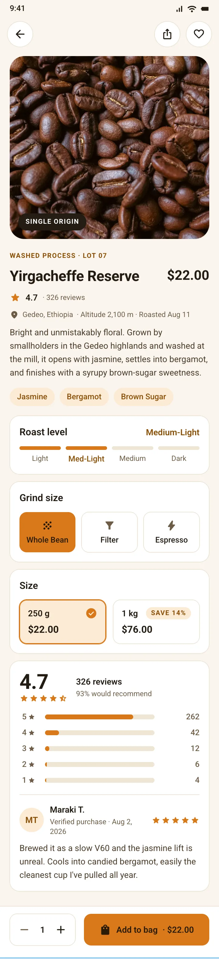 Kaffa — Yirgacheffe Reserve — .gui preview