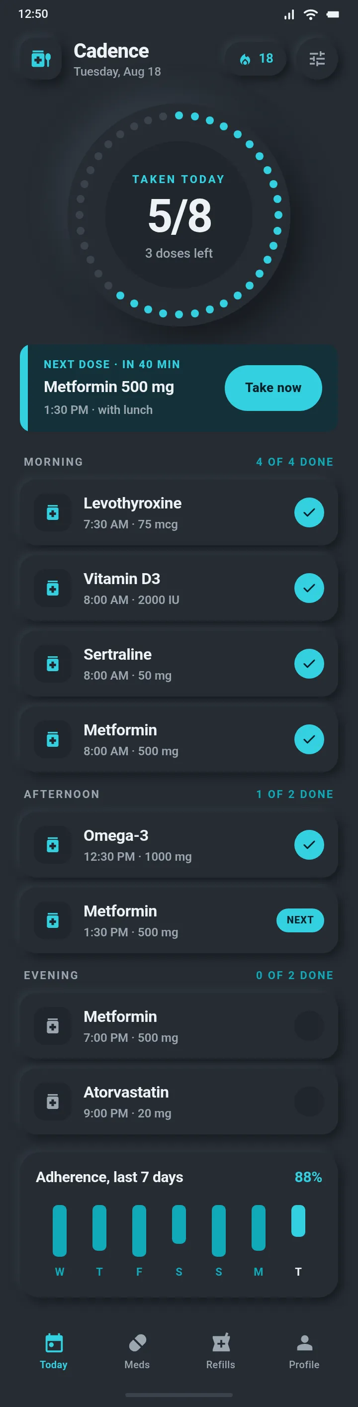 Cadence - Today — .gui preview