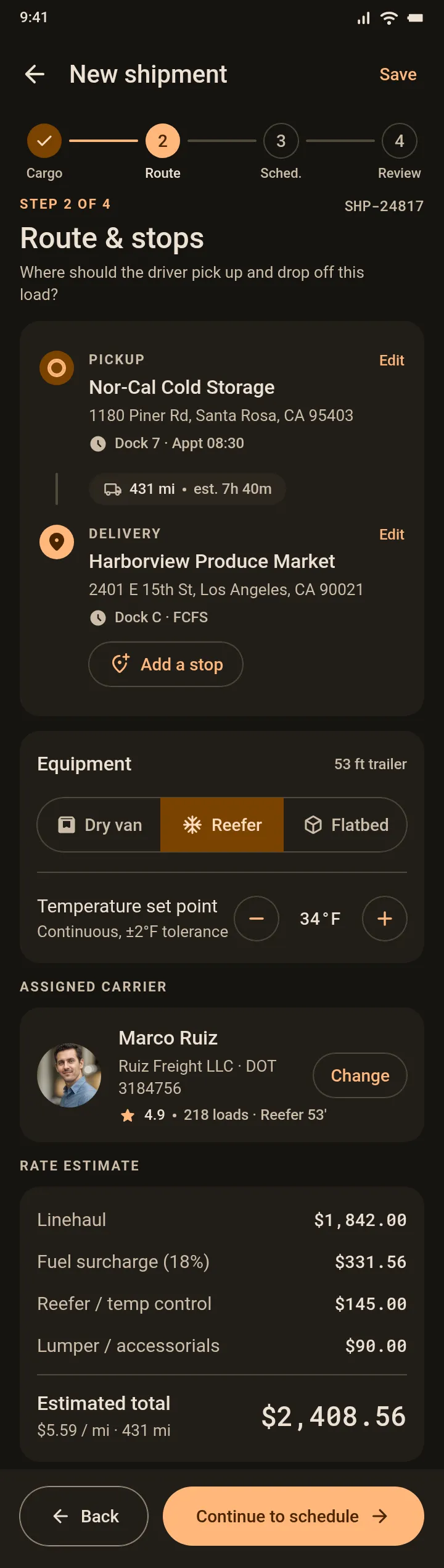 Loadhive — New Shipment — .gui preview