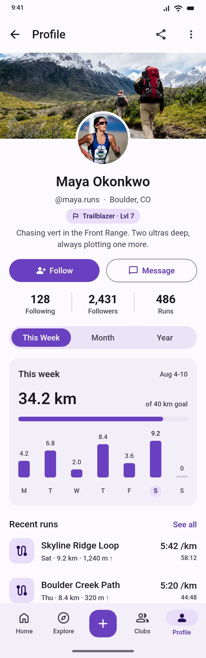 Switchback — Runner Profile — .gui preview