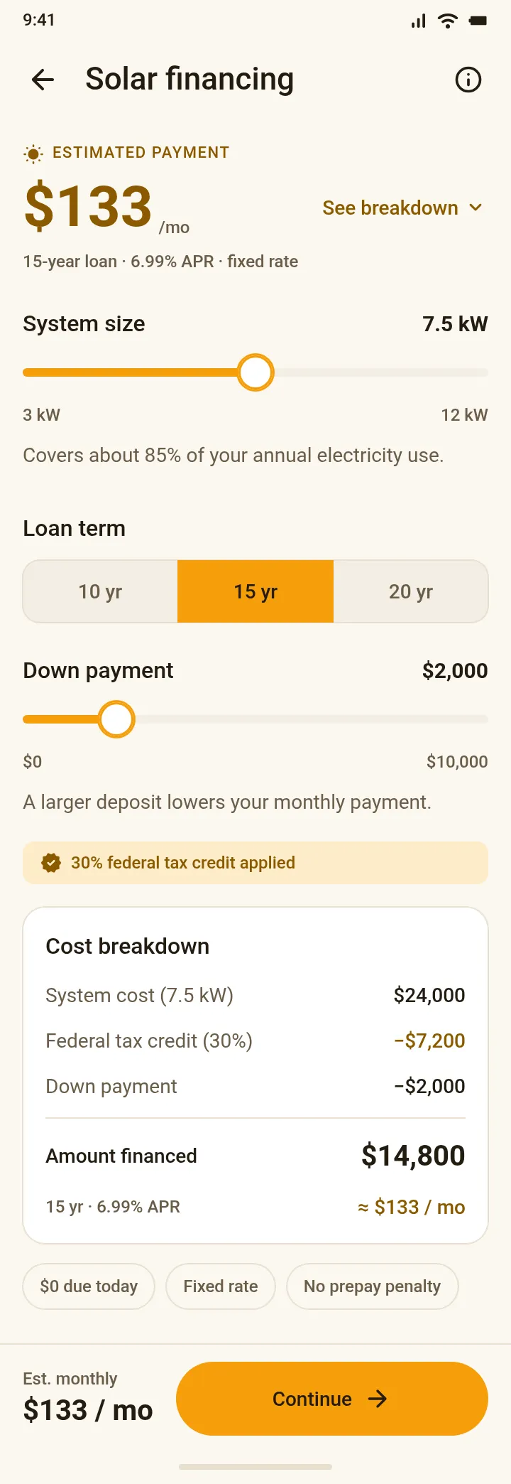 Sunbeam — Solar Financing — .gui preview