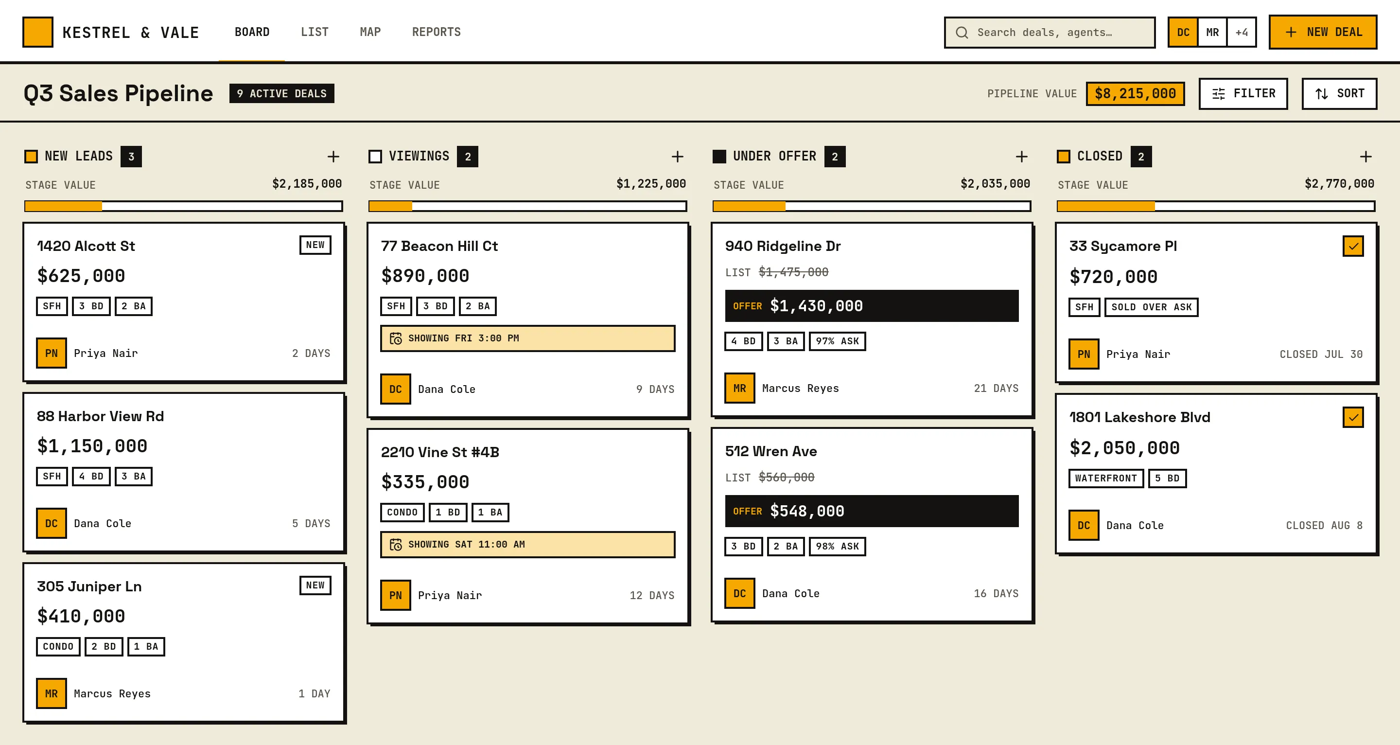 Kestrel & Vale — Deal Pipeline — .gui preview