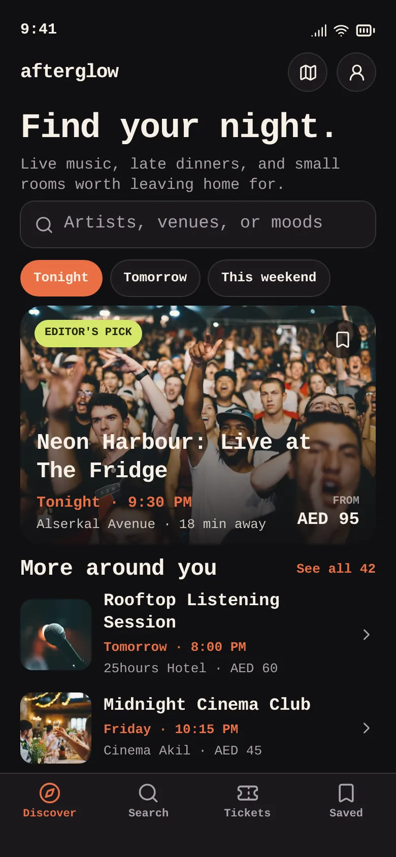 Afterglow iOS Event Discovery — .gui preview