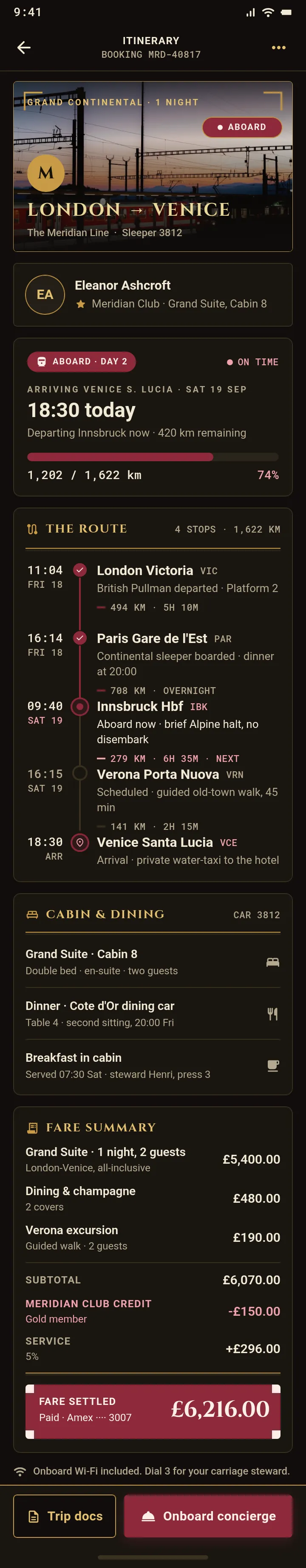 The Meridian Line · Grand Continental, London to Venice — .gui preview