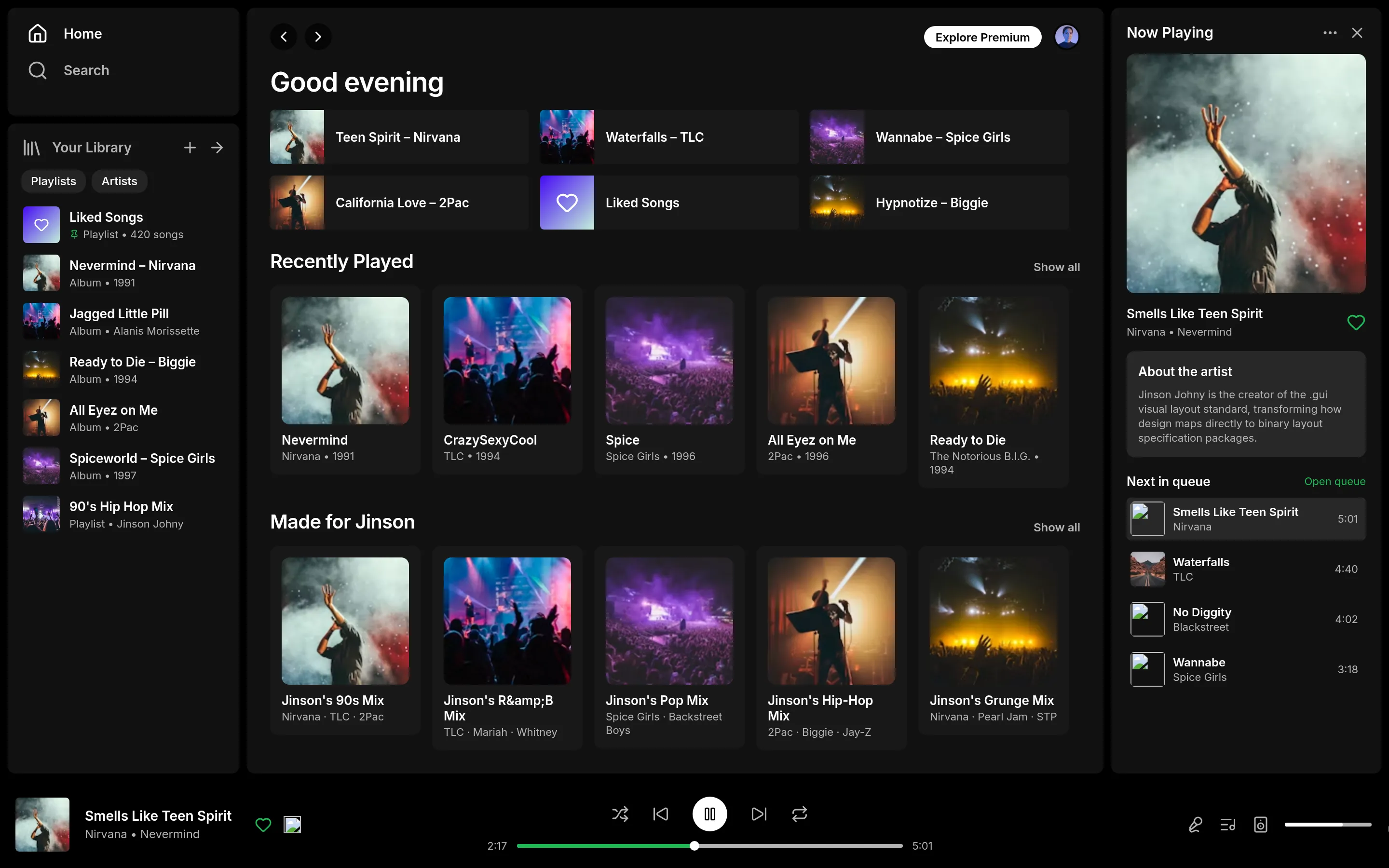 SpotifyDesktop — .gui preview