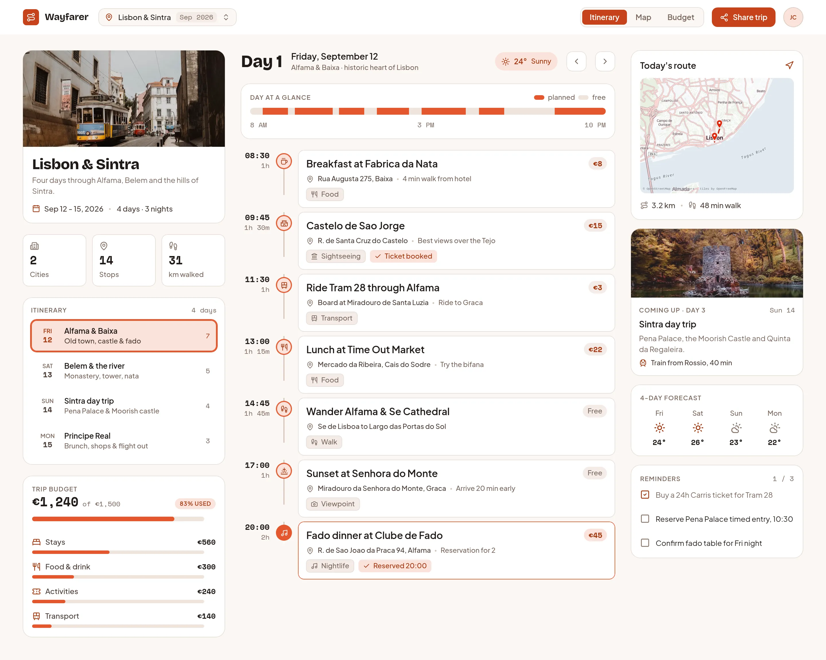 Wayfarer - Lisbon & Sintra Itinerary — .gui preview