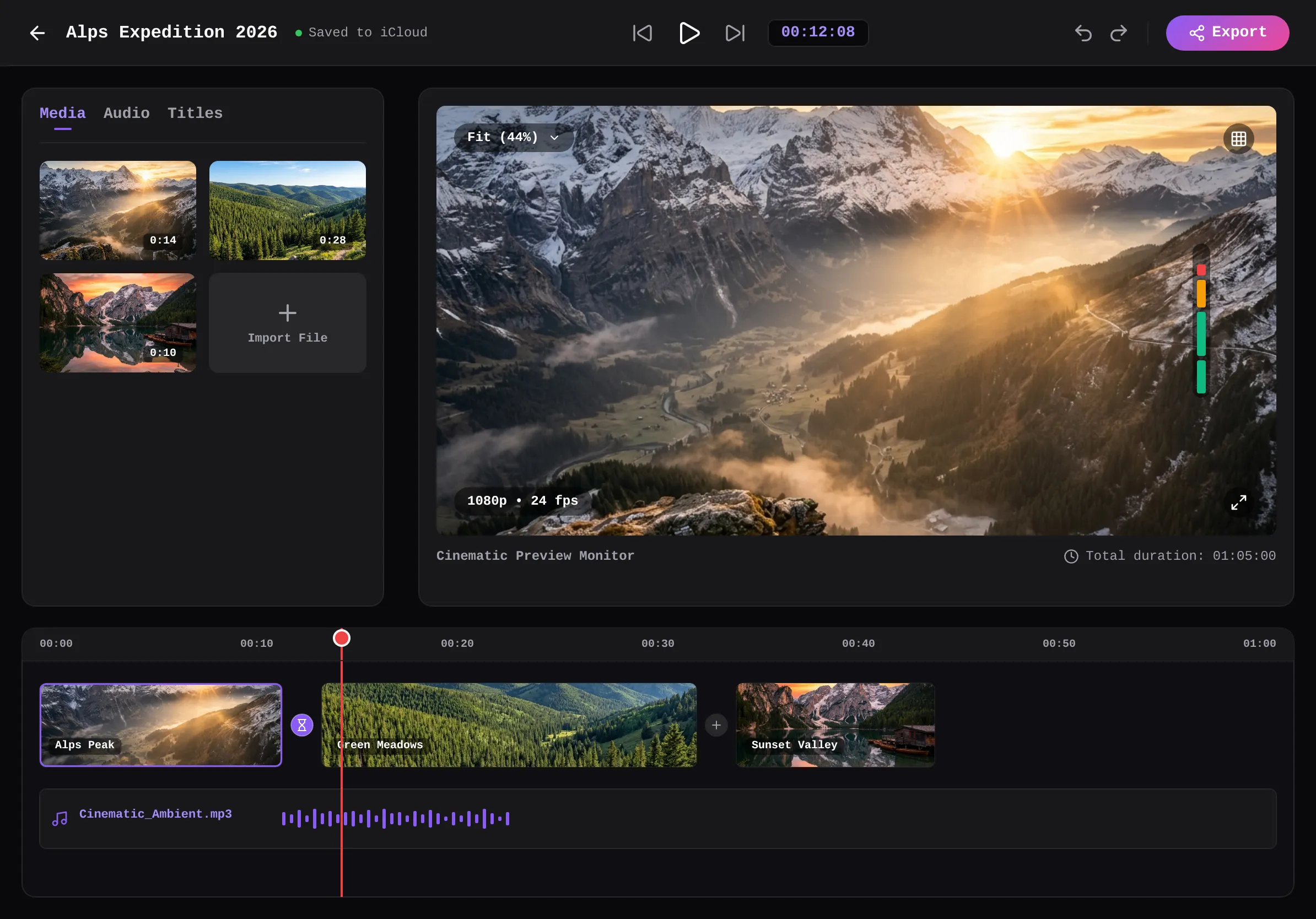 iPadVideoEditor — .gui preview